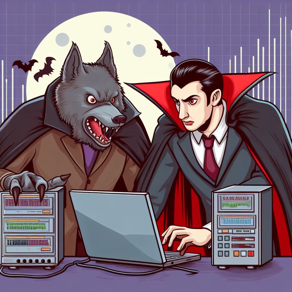 wolfman and dracula using computers for data analysis