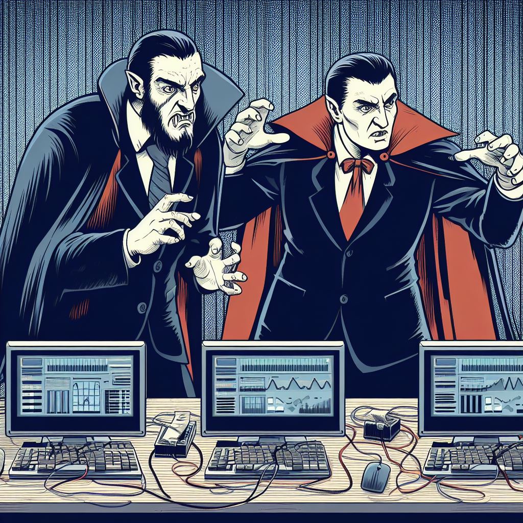 wolfman and dracula using computers for data analysis